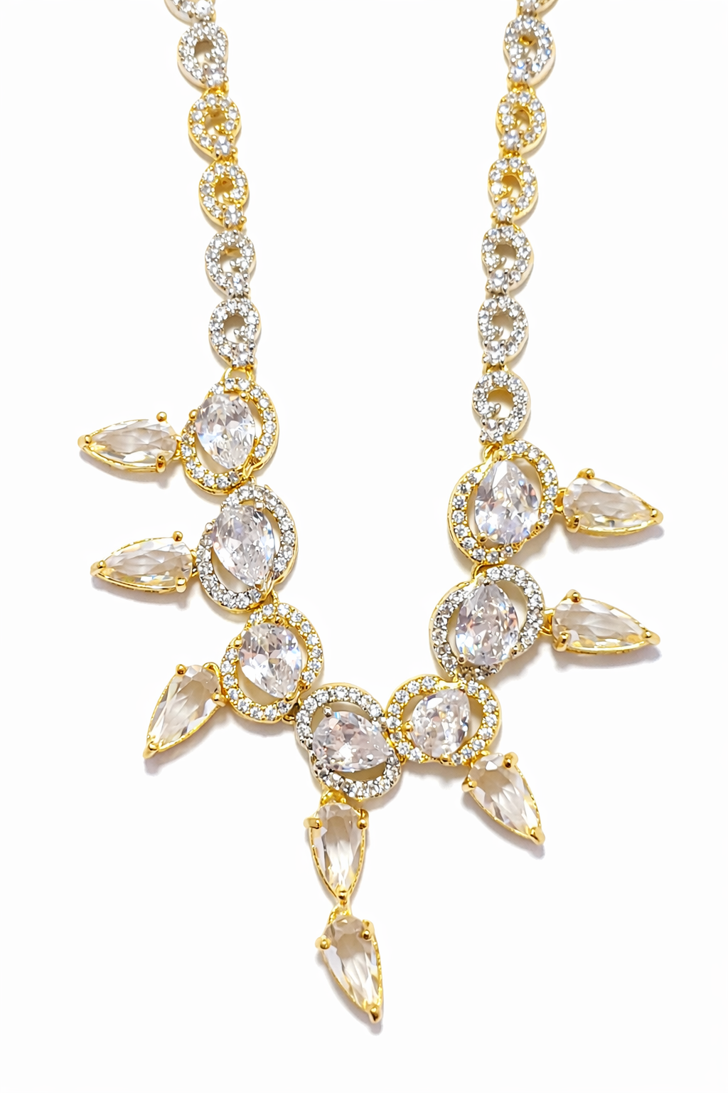 Blush Royale Crystal Necklace Set