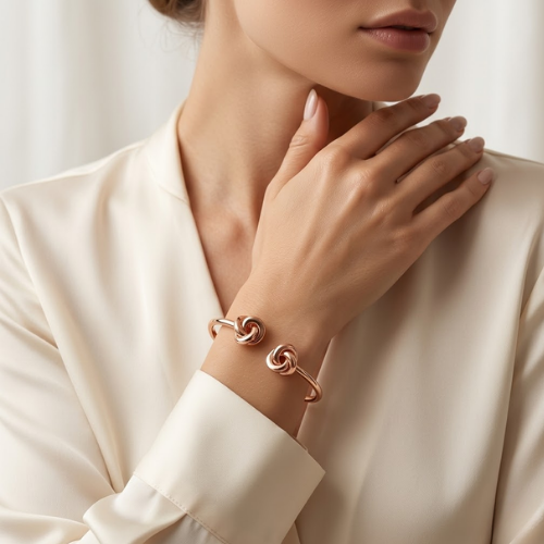 Vintage Knot Cuff Bracelet