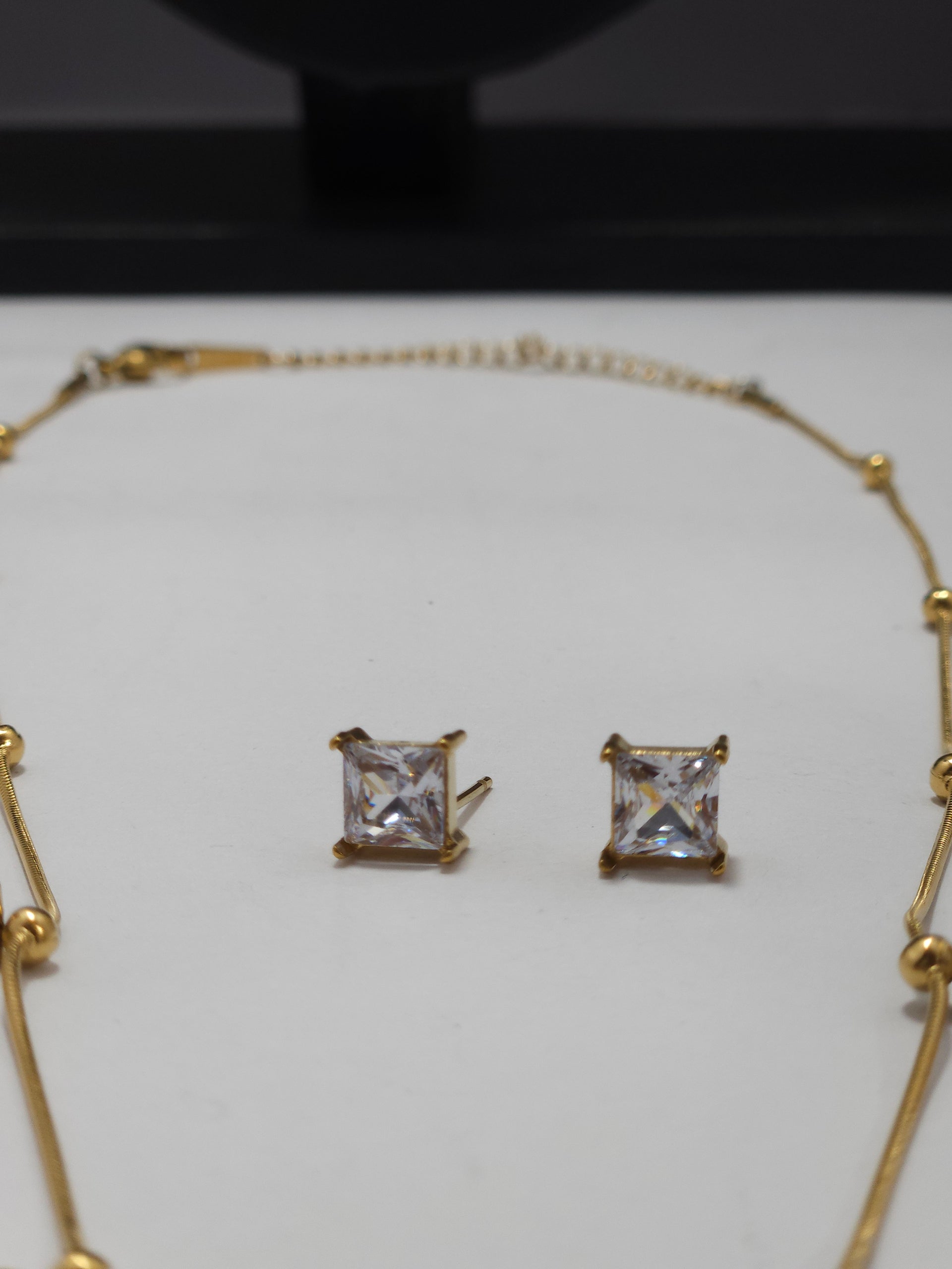 Princess Spark Anti-Tarnish Necklace Set