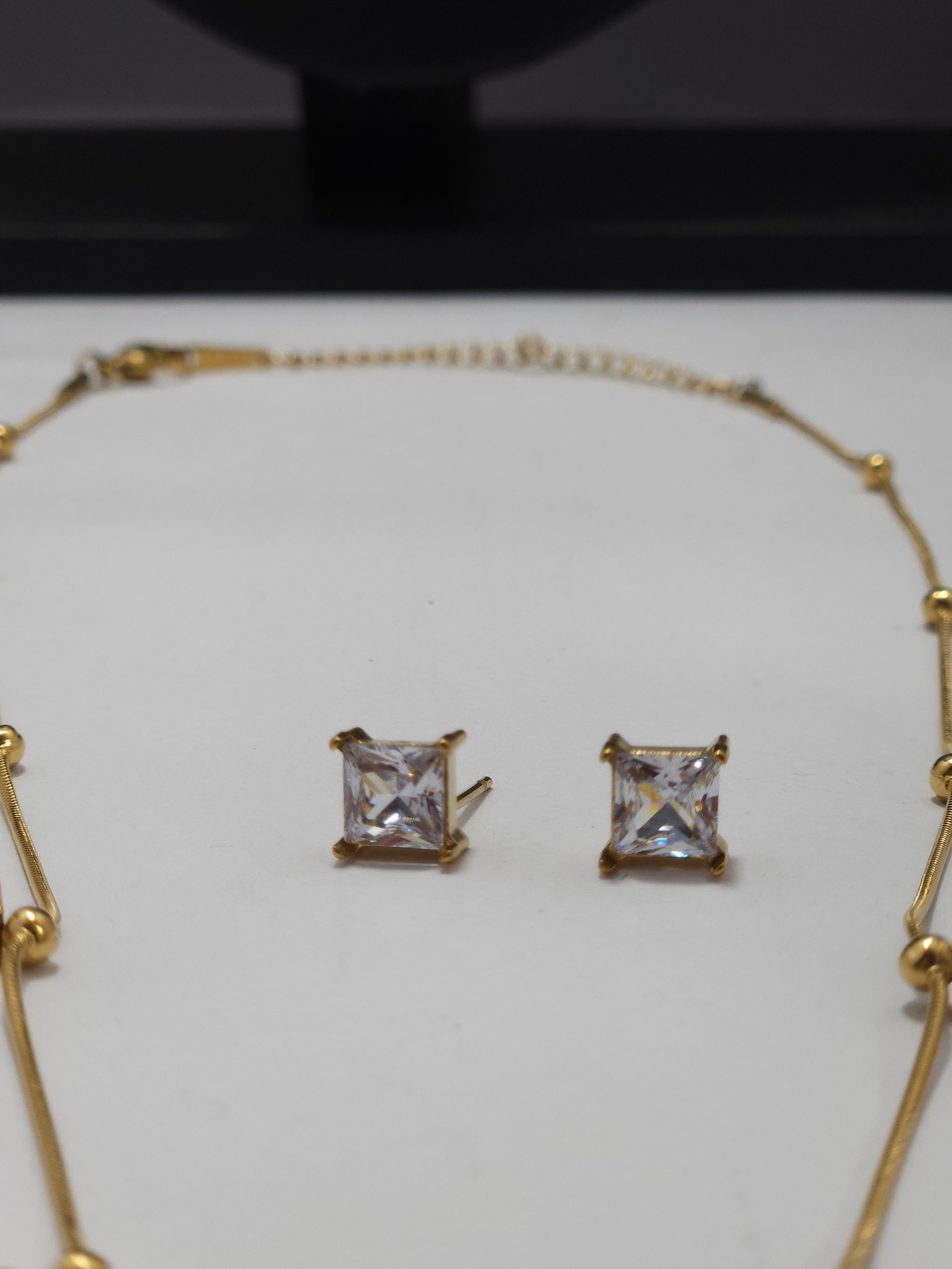 Princess Spark Anti-Tarnish Necklace Set
