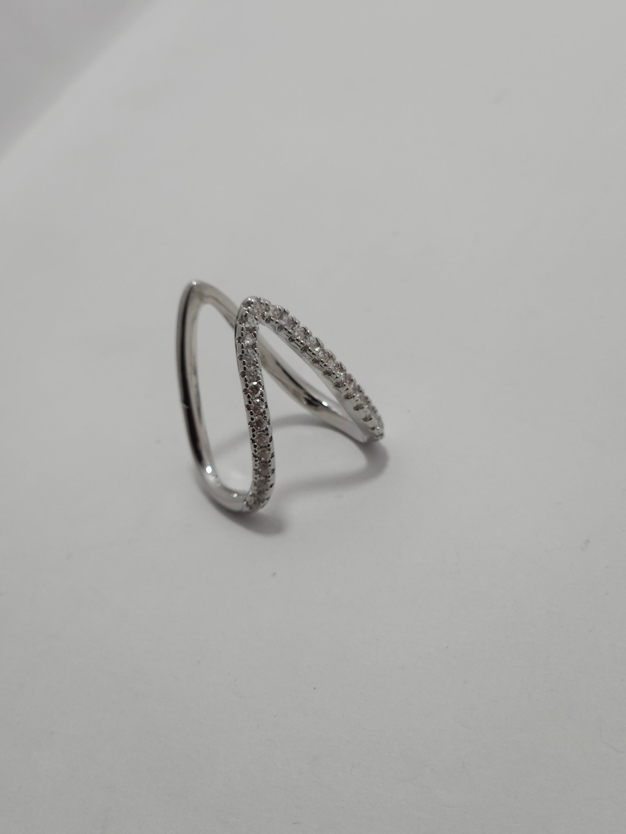 Crystal Wrap Adjustable Ring