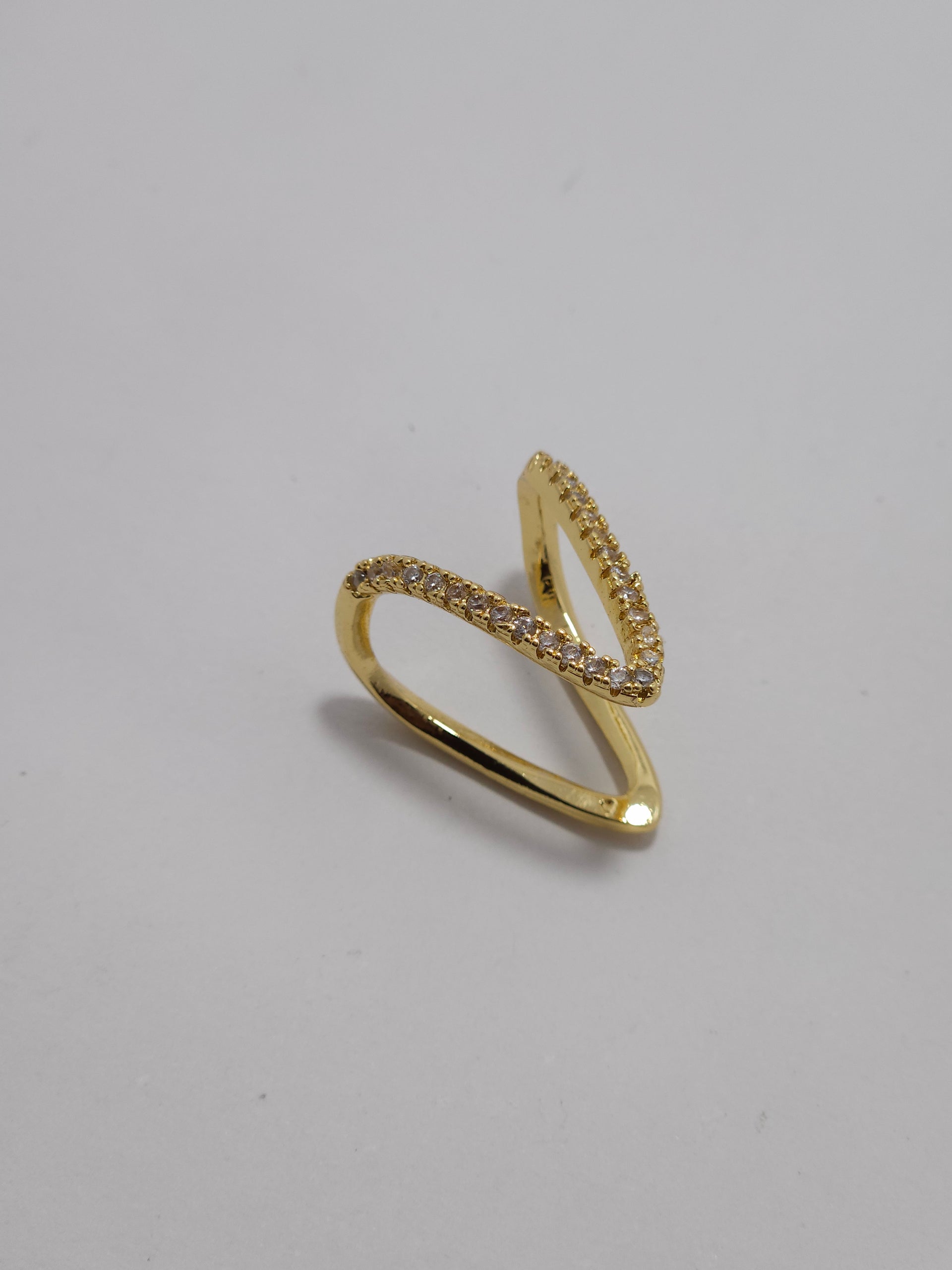 Crystal Wrap Adjustable Ring