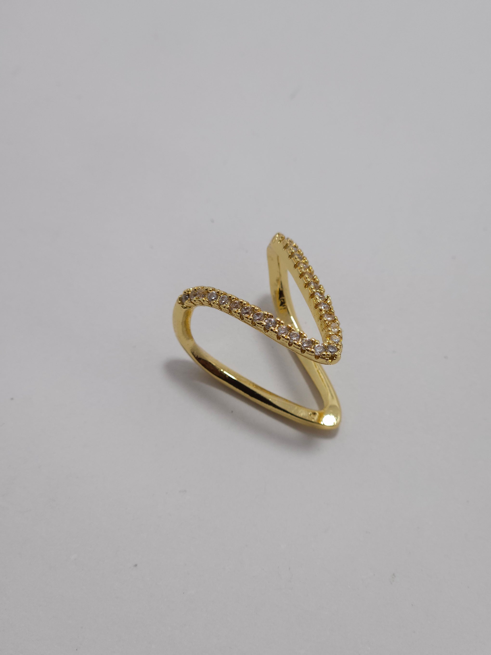 Crystal Wrap Adjustable Ring