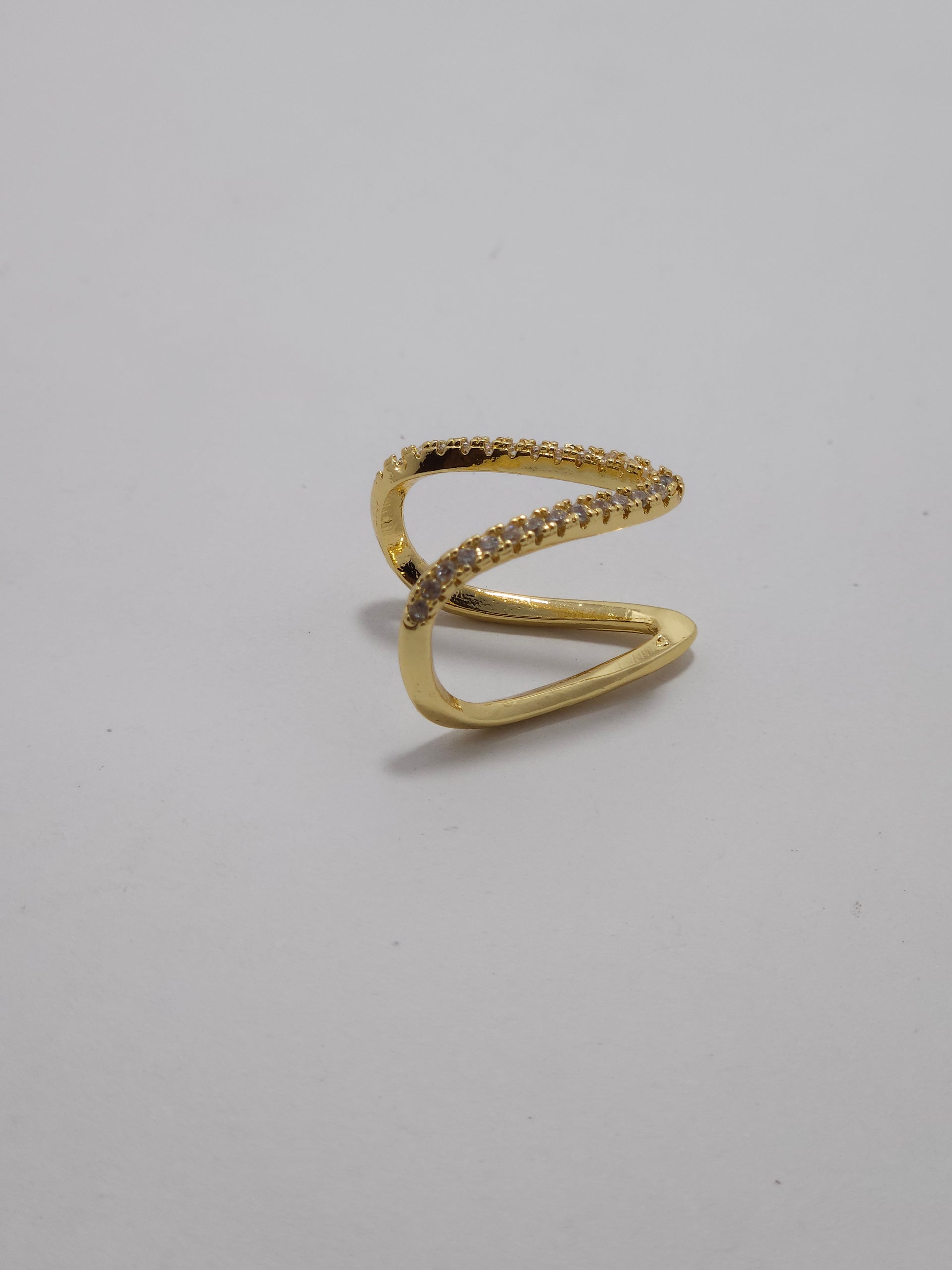 Crystal Wrap Adjustable Ring
