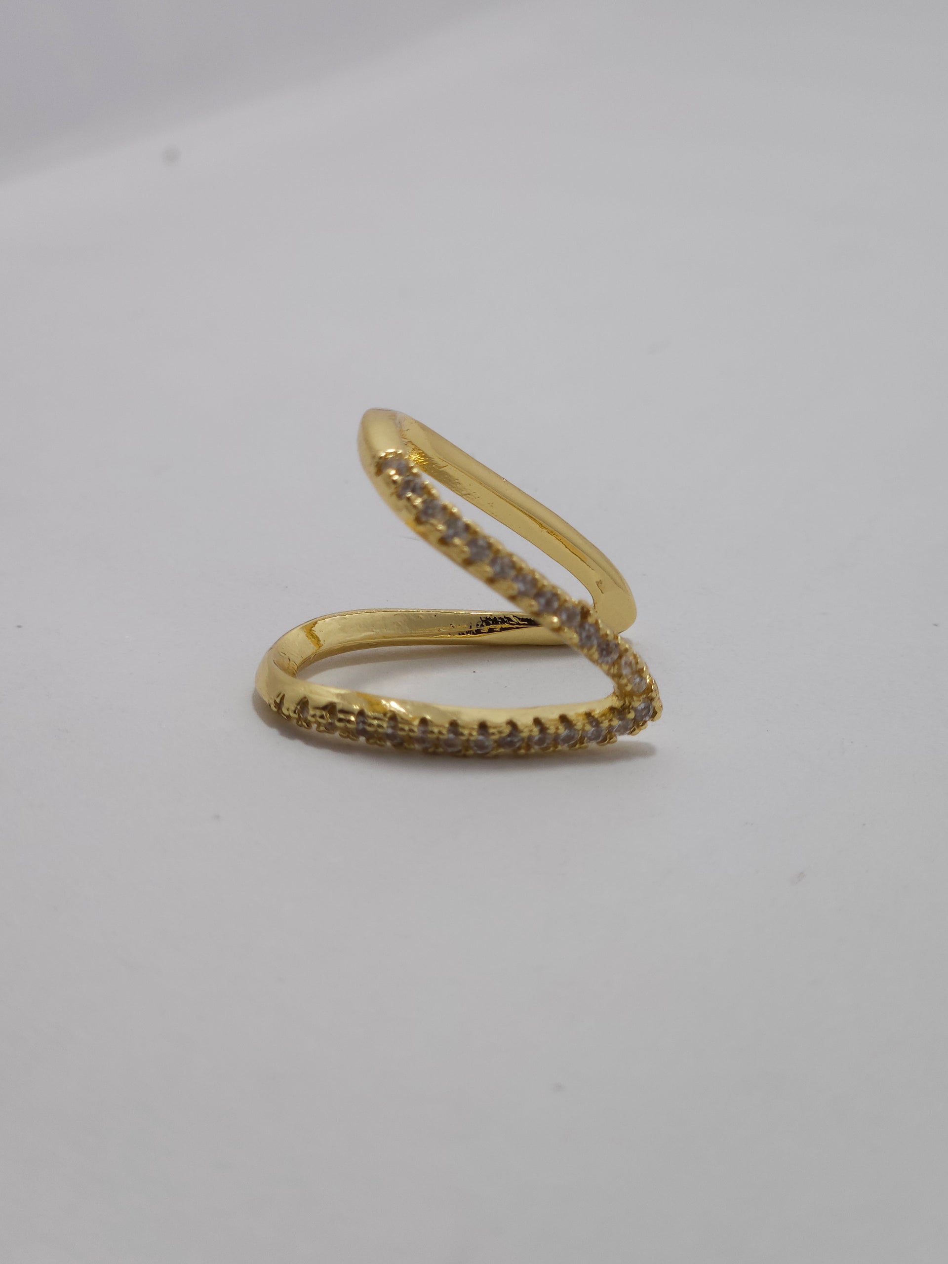 Crystal Wrap Adjustable Ring