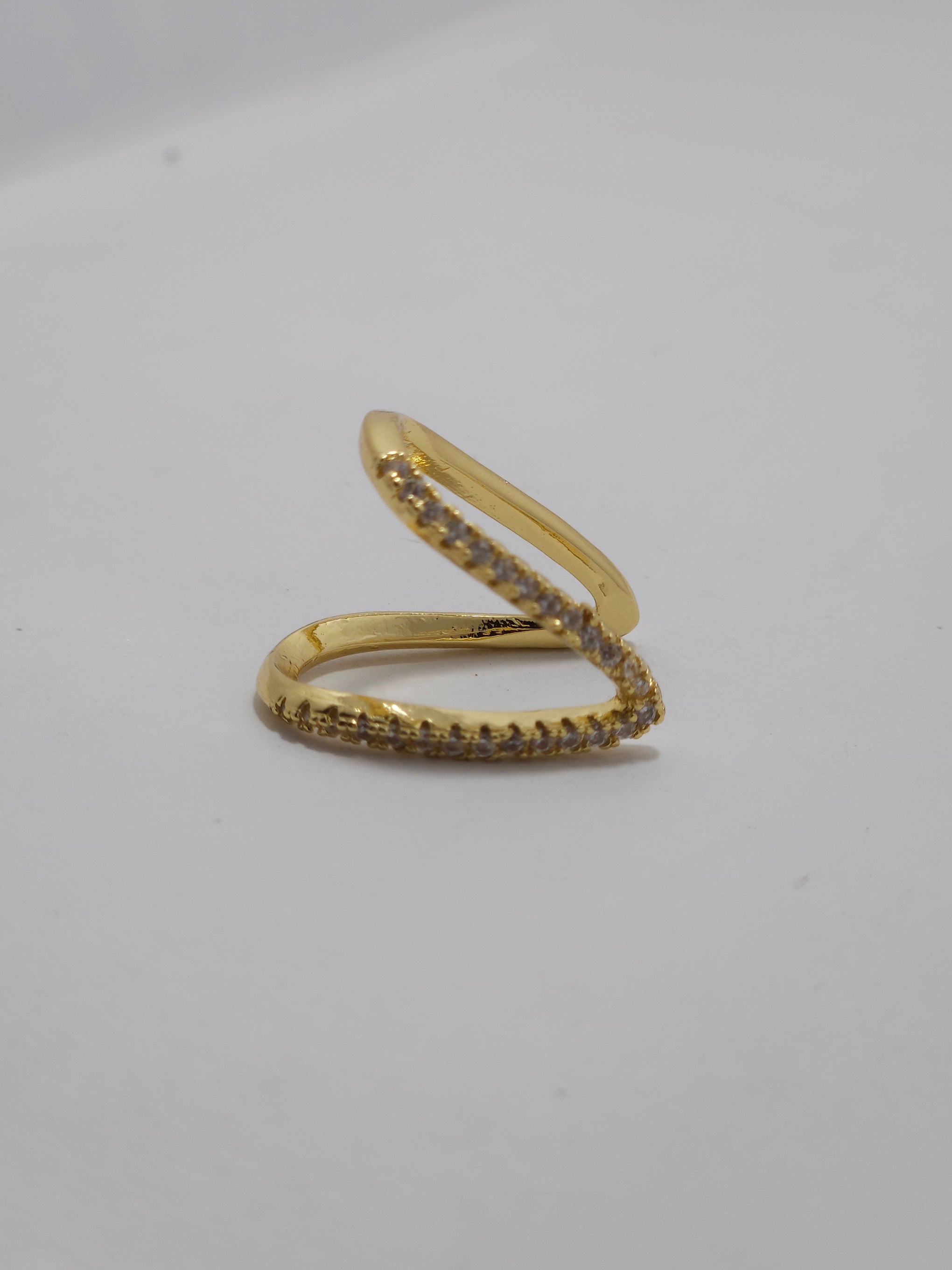 Crystal Wrap Adjustable Ring