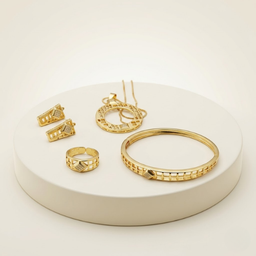 Luxe Geo Glow Combo Jewelry