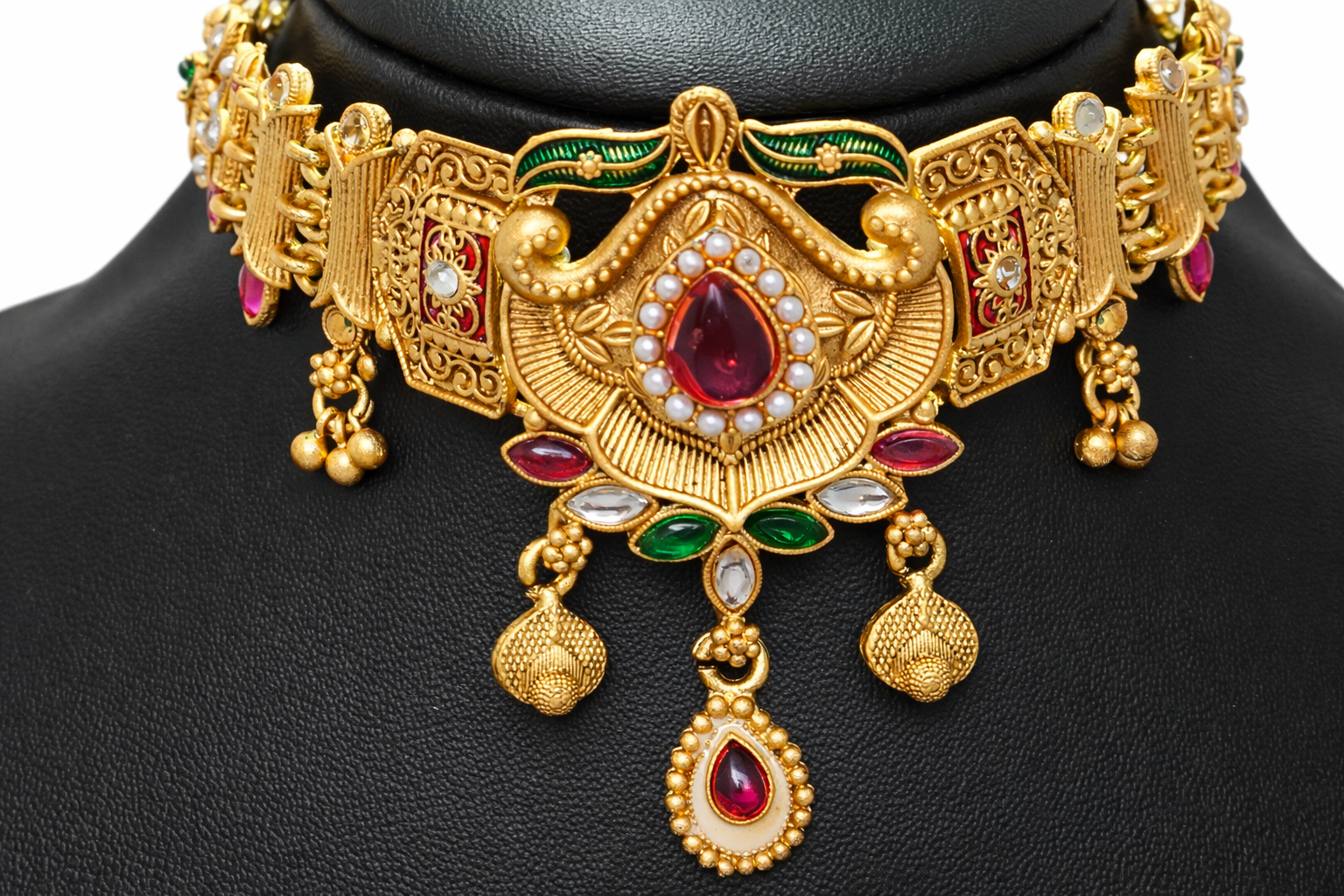 Maharani Rajwadi Kundan Choker Set