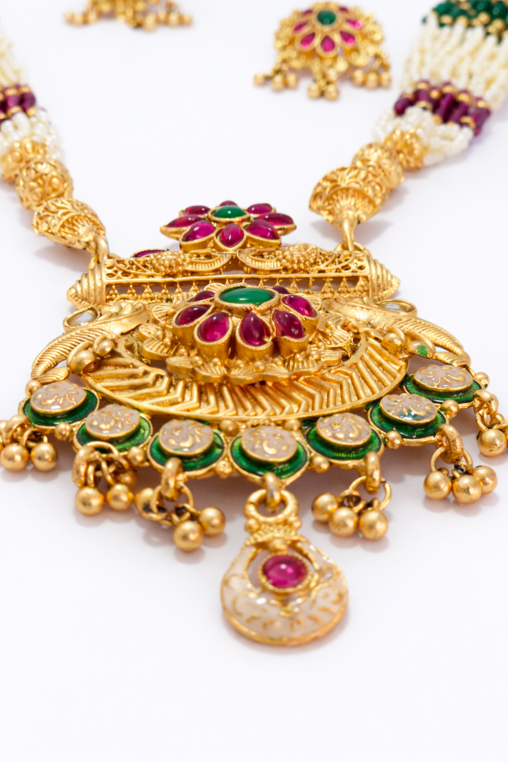 Maharani Rajwadi Long Haar Set