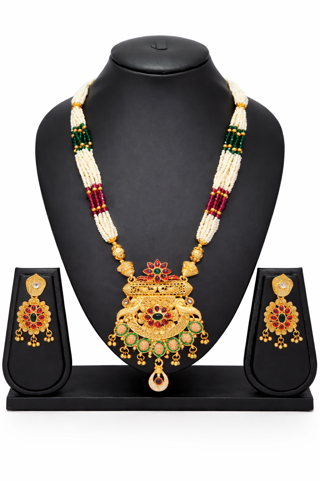 Maharani Rajwadi Long Haar Set
