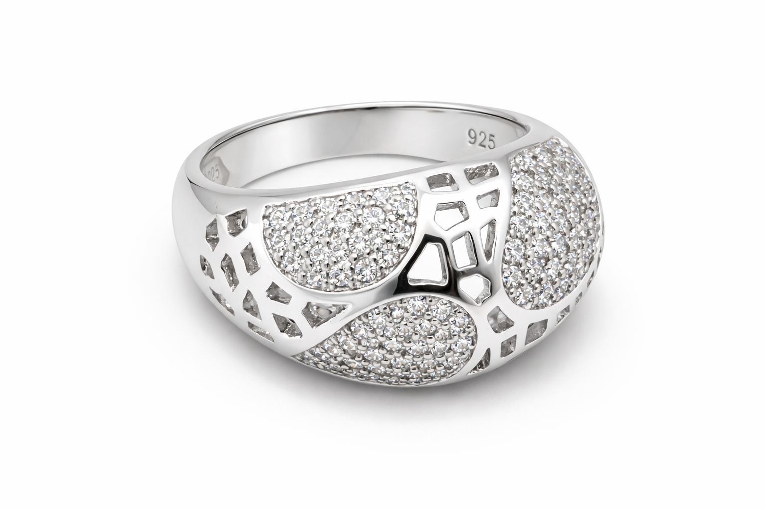 Celestial Mesh American Diamond Ring