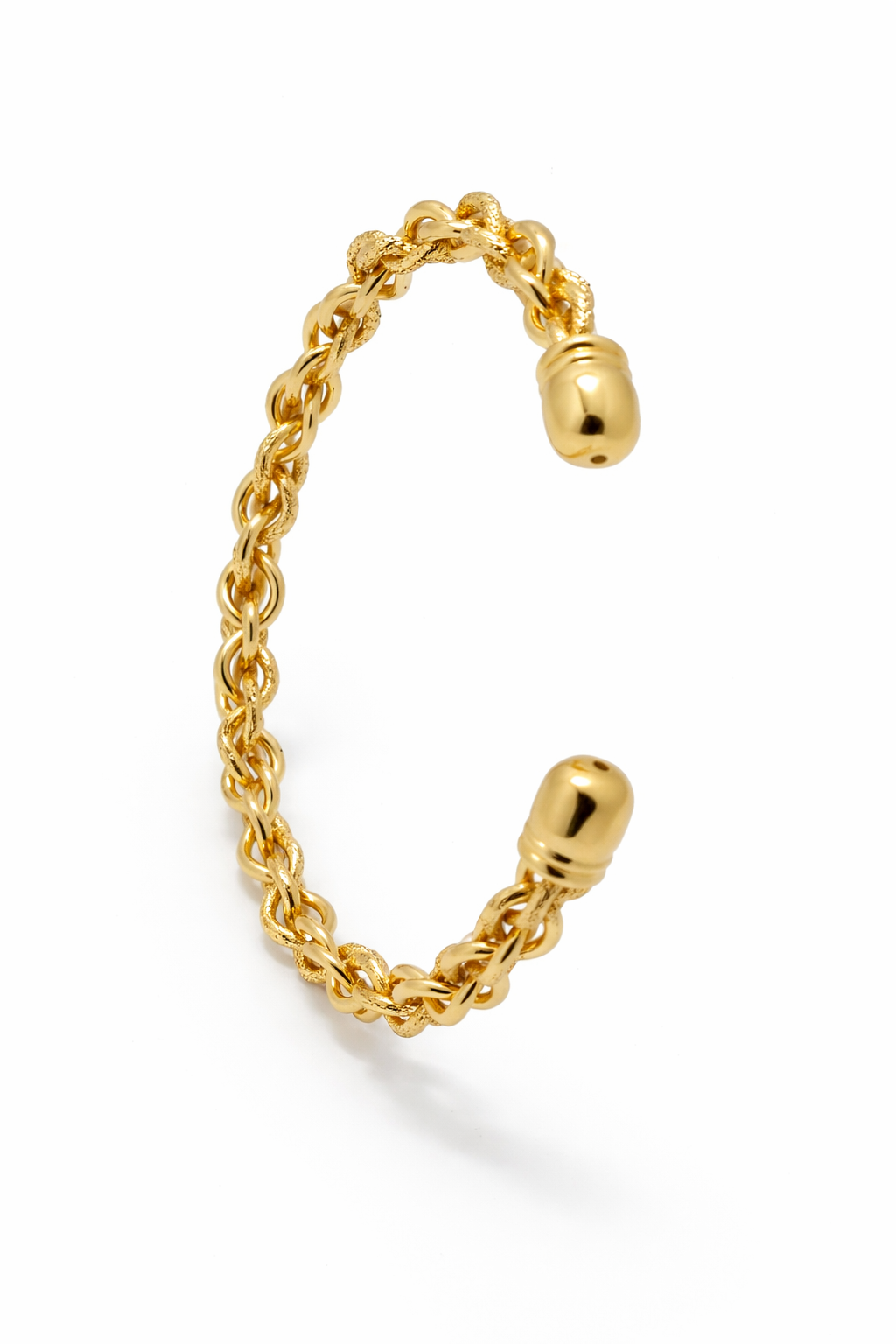 Luxe Chain Anti-Tarnish Gold Cuff Bracelet