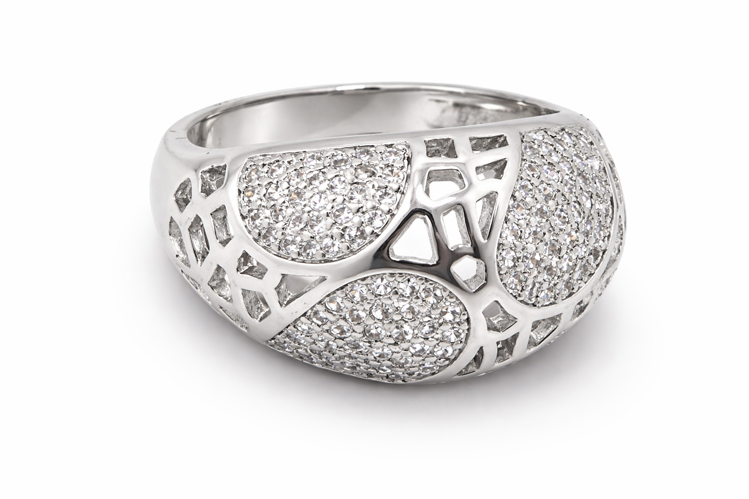 Celestial Mesh American Diamond Ring