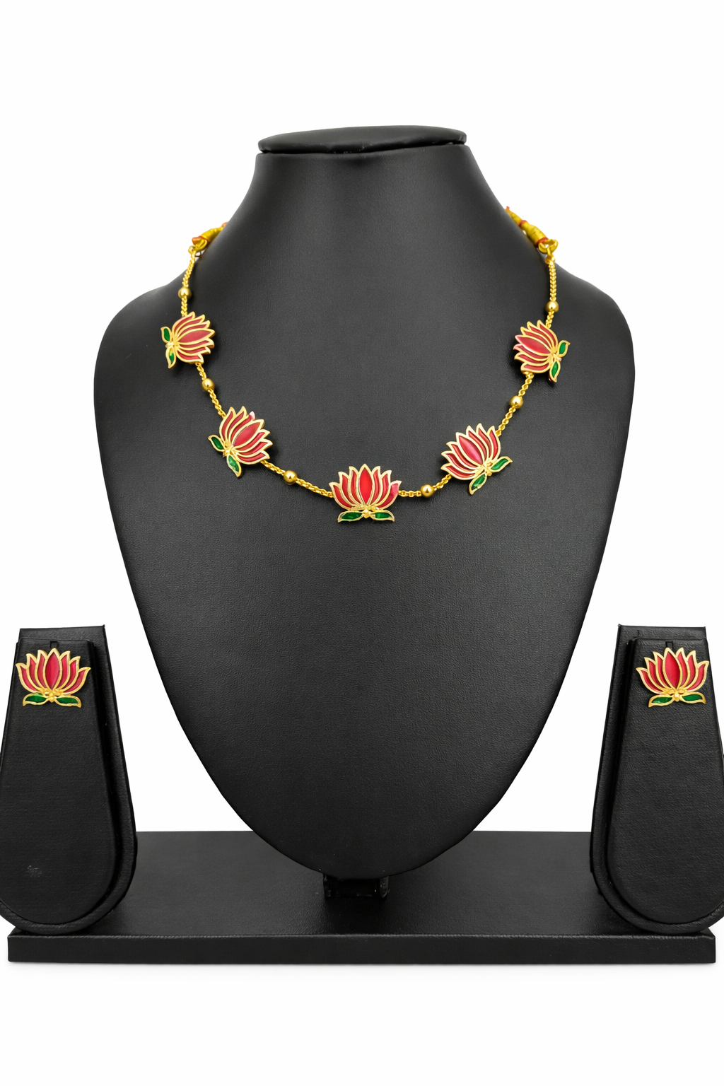 Lotus Grace  Necklace Set