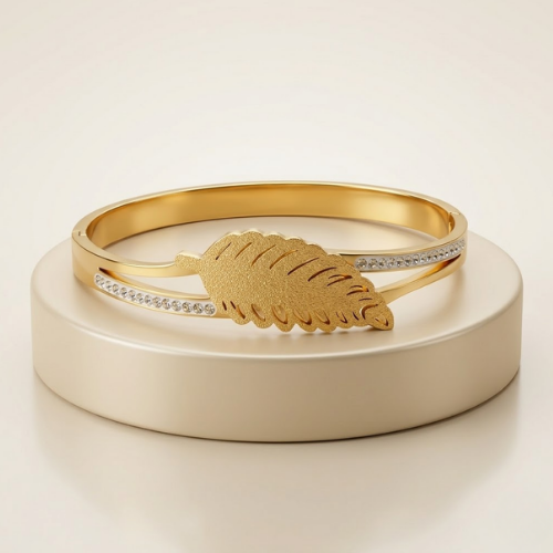 Eternal Leaf Anti-Tarnish Gold Bracelet