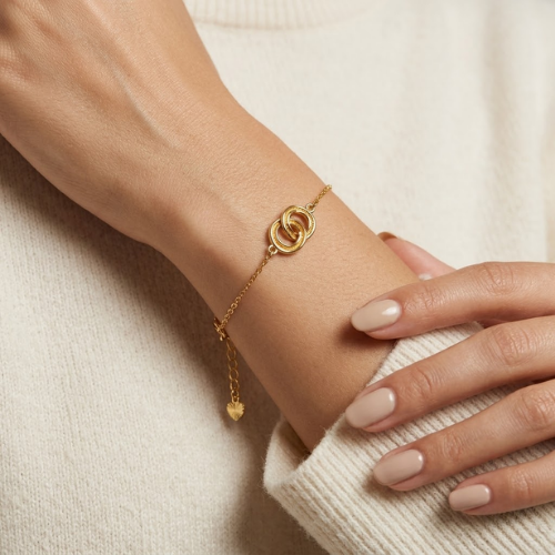 Infinity Knot Anti-Tarnish Gold Bracelet
