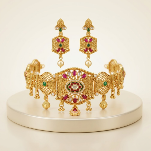 Rajsi Heritage Rajwadi Choker Set