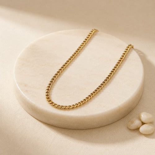 Anti-Tarnish Gold Classic Chain Necklace