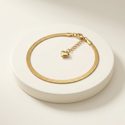 Anti-Tarnish Gold Snake Chain Anklet