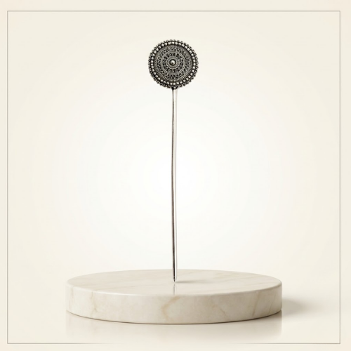 Oxidised Mandala Hair Pin