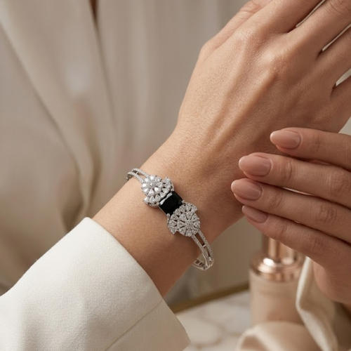 Royal Sapphire American Diamond Bracelet