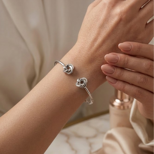 Vintage Knot Cuff Bracelet